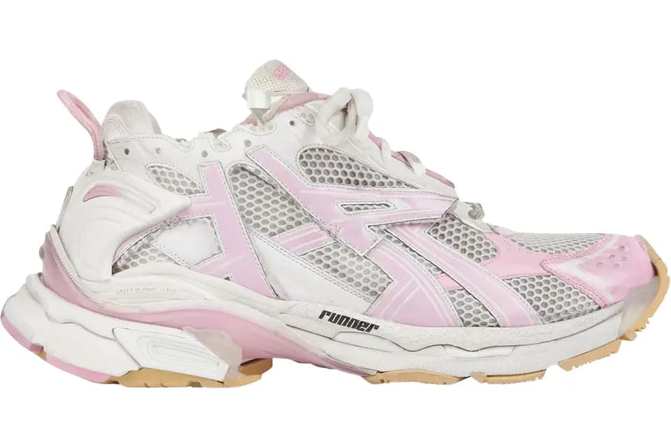 Giày Balenciaga Runner Pink White 677403W3RB39059 Giày Balenciaga Runner Pink White 677403W3RB39059