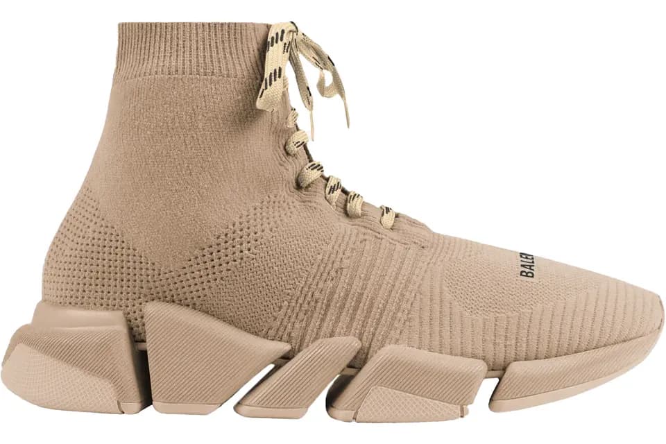 Giày Balenciaga Speed 2.0 Lace Up 'Beige' 617258W2DB19710 Giày Balenciaga Speed 2.0 Lace Up 'Beige' 617258W2DB19710