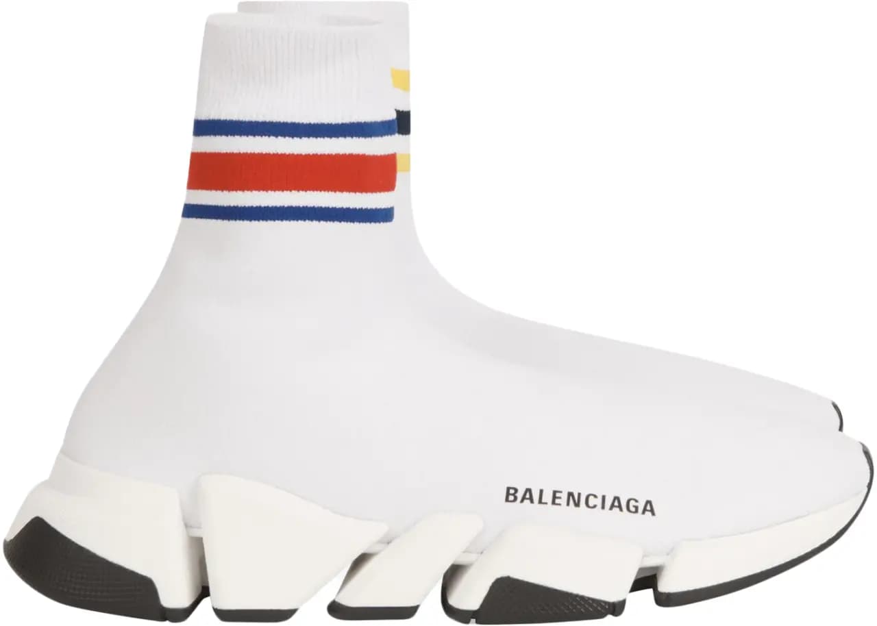 Giày Balenciaga Speed 2.0 White Stripe 674617W2F609467 Giày Balenciaga Speed 2.0 White Stripe 674617W2F609467