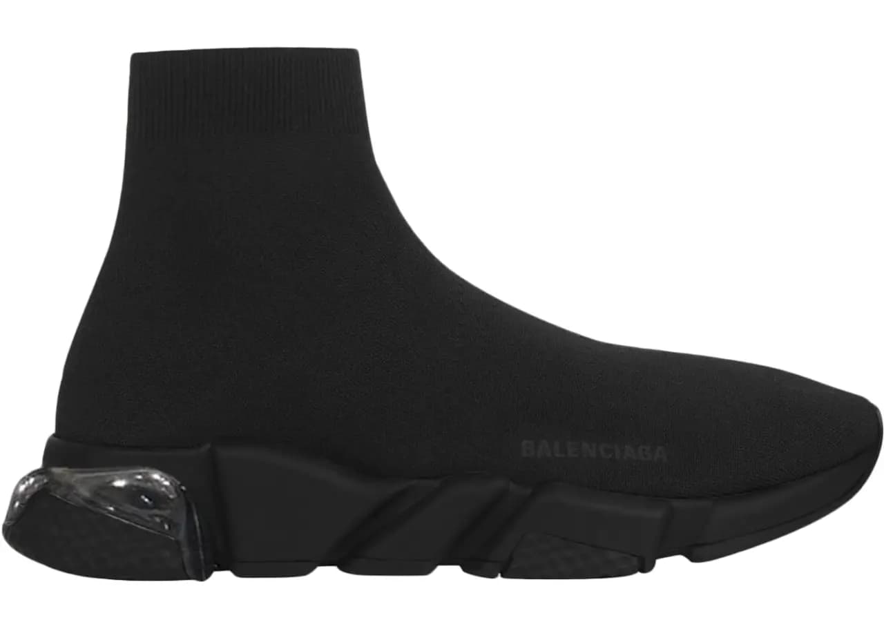 Giày Balenciaga Speed Clear Sole Black 607544W2DBL1000 Giày Balenciaga Speed Clear Sole Black 607544W2DBL1000