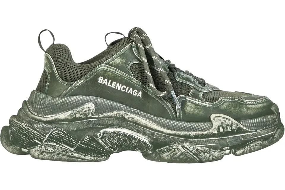 Giày Balenciaga Triple S Faded Green 536737-W3CN3-3900 — kich-thuoc: 41 Giày Balenciaga Triple S Faded Green 536737-W3CN3-3900 — kich-thuoc: 41