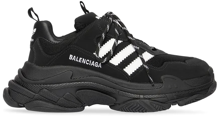 Giày Balenciaga x Adidas Triple S 'Black' 712821-W2ZB2-1090 — kich-thuoc: 40 Giày Balenciaga x Adidas Triple S 'Black' 712821-W2ZB2-1090 — kich-thuoc: 40