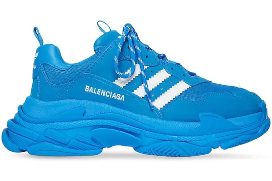 Giày Balenciaga x Adidas Triple S 'Blue White' 712764W2ZB24090 Giày Balenciaga x Adidas Triple S 'Blue White' 712764W2ZB24090