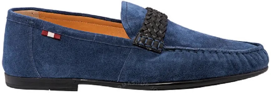 Giày Bally Crusader Suede Bovine Moccasin 'Blue' 6231442 — kich-thuoc: lien-he-order Giày Bally Crusader Suede Bovine Moccasin 'Blue' 6231442 — kich-thuoc: lien-he-order