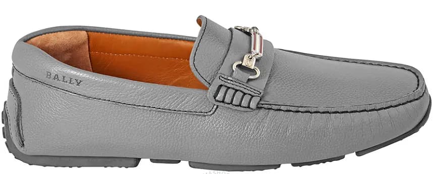 Giày Bally Pitaval Leather Loafers Grey 6231362 Giày Bally Pitaval Leather Loafers Grey 6231362