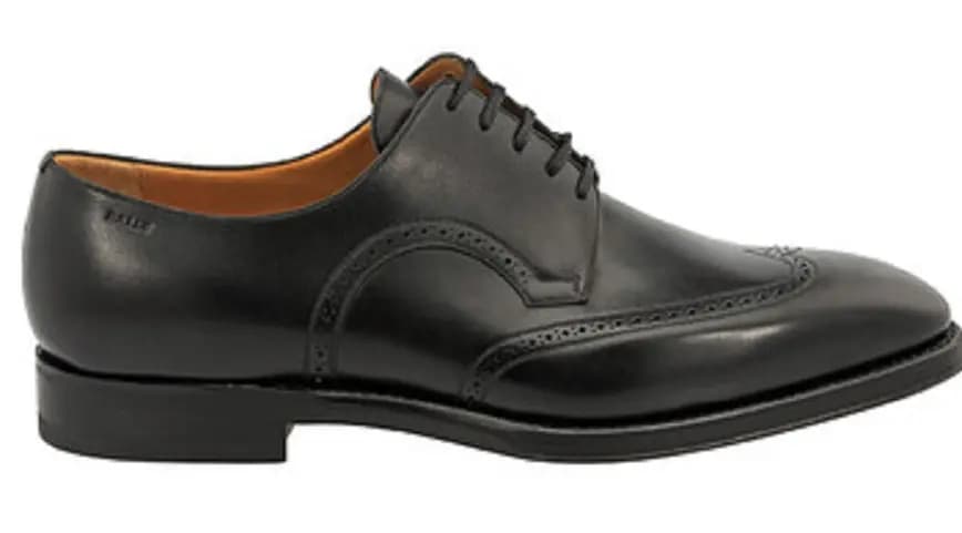Giày Bally Black Scrivani Leather Derby Lace-up 6193768 Giày Bally Black Scrivani Leather Derby Lace-up 6193768