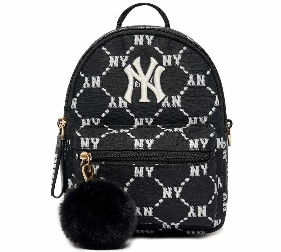 Balo MLB Mini Diamond Monogram 'Black' 7ABKM032N-50BKS — kich-thuoc: 39-x-35-x-8-cm Balo MLB Mini Diamond Monogram 'Black' 7ABKM032N-50BKS — kich-thuoc: 39-x-35-x-8-cm