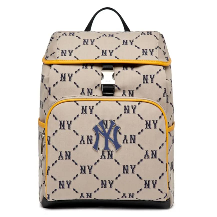 Túi MLB Monogram Diamond Jacquard NY Yankees Beige Túi MLB Monogram Diamond Jacquard NY Yankees Beige