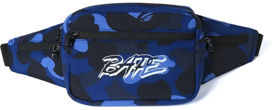 Túi Bape Color Camo Waist Bag Blue B-COCWBBL Túi Bape Color Camo Waist Bag Blue B-COCWBBL