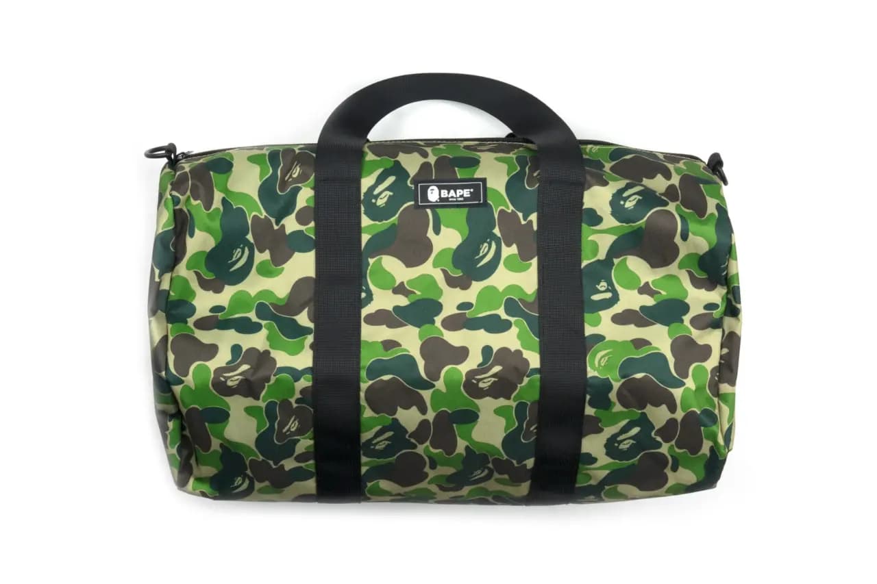 Túi BAPE Green Camo Duffle Bag Túi BAPE Green Camo Duffle Bag