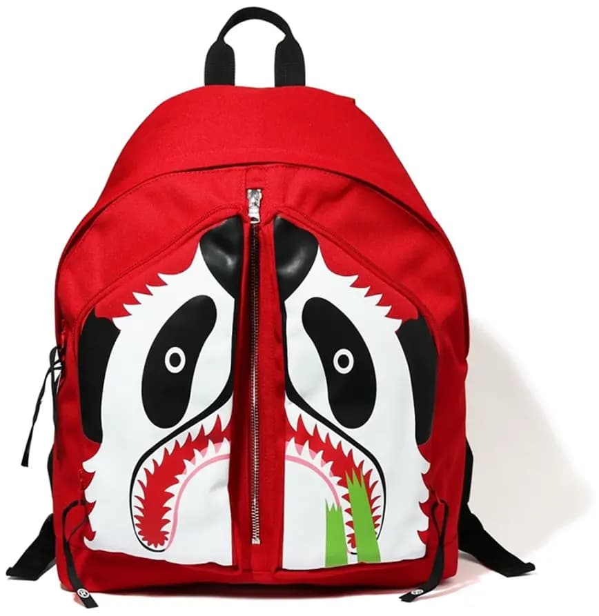 Balo Bape Panda Day Pack Red B-PADPRD Balo Bape Panda Day Pack Red B-PADPRD