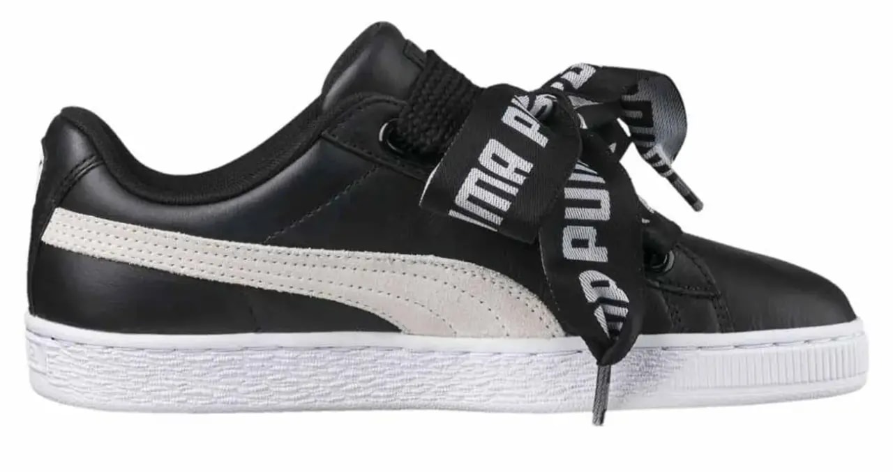 Giày Puma Wmns Basket Heart 'Black White' 364082-01 — kich-thuoc: 37.5 Giày Puma Wmns Basket Heart 'Black White' 364082-01 — kich-thuoc: 37.5