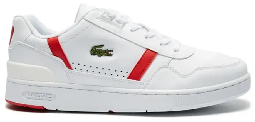 Giày Lacoste T-Clip White Red RZ0023M51C-286 Giày Lacoste T-Clip White Red RZ0023M51C-286