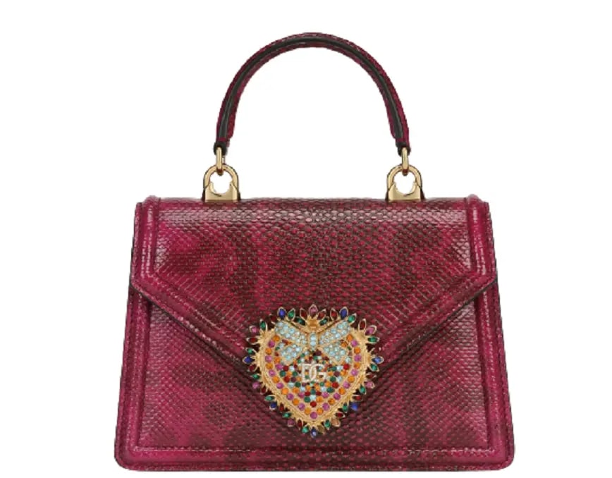 Túi Dolce & Gabbana Small Karung Devotion Bag Pink BB6711AY06380411 Túi Dolce & Gabbana Small Karung Devotion Bag Pink BB6711AY06380411