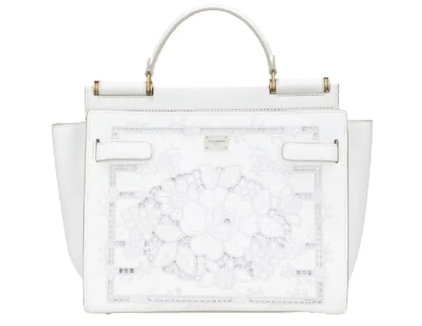 Túi Dolce & Gabbana Sicily 62 Calfskin 'White' BB6891AY20689642 Túi Dolce & Gabbana Sicily 62 Calfskin 'White' BB6891AY20689642