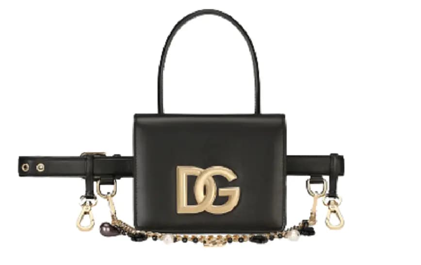 Túi Dolce & Gabbana Calfskin 3.5 Belt Bag Black BB7006AW57680999 Túi Dolce & Gabbana Calfskin 3.5 Belt Bag Black BB7006AW57680999