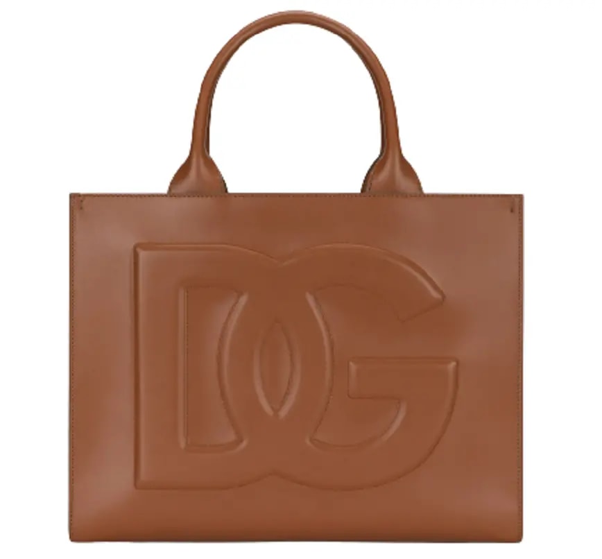 Túi Dolce & Gabbana Small Calfskin DG Daily Shopper Brown BB7023AQ2698M308 Túi Dolce & Gabbana Small Calfskin DG Daily Shopper Brown BB7023AQ2698M308