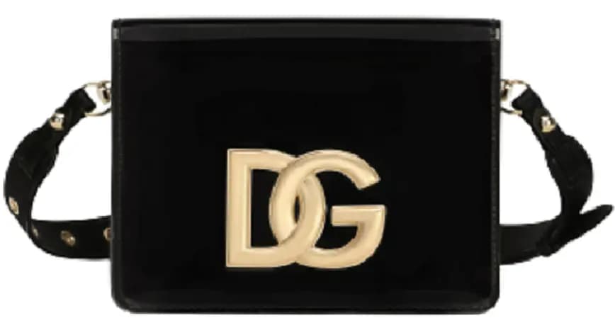 Túi Dolce & Gabanna Patent Leather 3.5 Crossbody Bag Black BB7037AQ27280999 Túi Dolce & Gabanna Patent Leather 3.5 Crossbody Bag Black BB7037AQ27280999