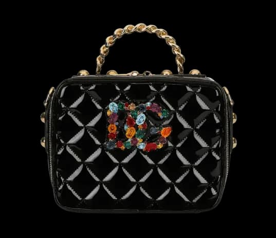 Túi Dolce & Gabbana Soft Quilted Patent Leather 3.5 Bag black BB7092AY06580999 Túi Dolce & Gabbana Soft Quilted Patent Leather 3.5 Bag black BB7092AY06580999
