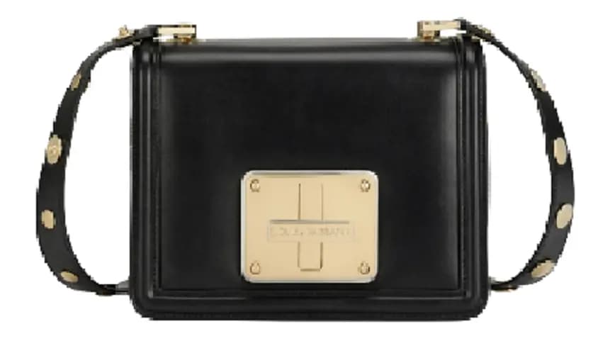 Túi Dolce & Gabbana Calfskin Lola Crossbody Bag 'Black' BB7108AW57680999 Túi Dolce & Gabbana Calfskin Lola Crossbody Bag 'Black' BB7108AW57680999