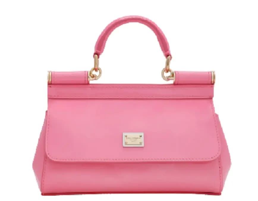 Túi Dolce & Gabbana Small Patent Leather Sicily Bag Pink BB7116A147187141 Túi Dolce & Gabbana Small Patent Leather Sicily Bag Pink BB7116A147187141