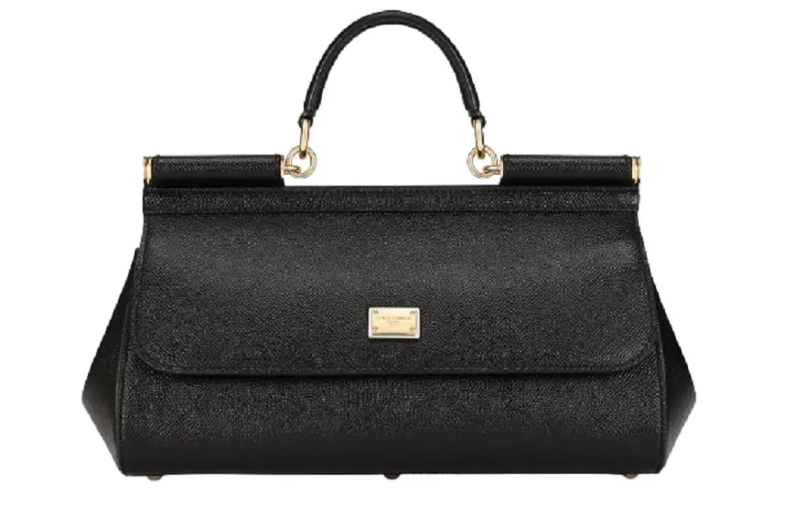 Túi Dolce & Gabbana Sicily Bag Calfskin 'Black' Túi Dolce & Gabbana Sicily Bag Calfskin 'Black'