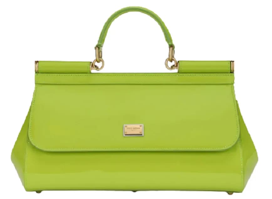 Túi Dolce & Gabbana Medium Patent Leather Sicily Bag Green BB7117A14718M181 Túi Dolce & Gabbana Medium Patent Leather Sicily Bag Green BB7117A14718M181