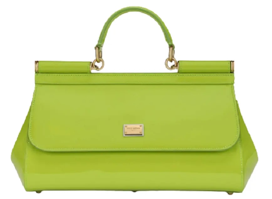 Túi Dolce & Gabbana Medium Patent Leather Sicily Bag Green BB7117A14718M181 Túi Dolce & Gabbana Medium Patent Leather Sicily Bag Green BB7117A14718M181
