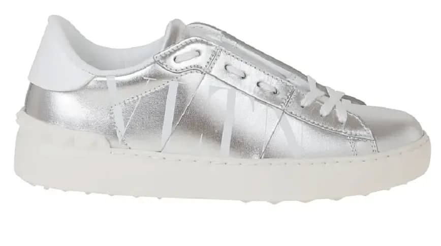 Giày Valentino Open Metallic Leather Sneakers UW2S0781ASZAB5 Giày Valentino Open Metallic Leather Sneakers UW2S0781ASZAB5