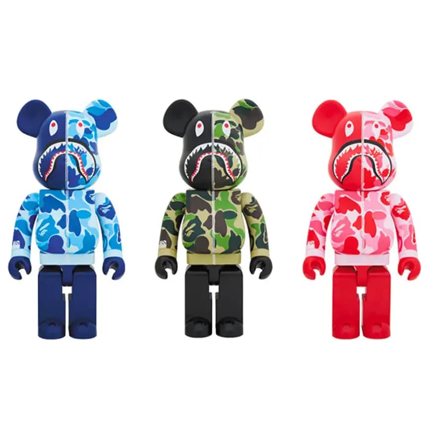 Mô Hình Bearbrick ABC Camo Bape Red Green Blue 200% Mô Hình Bearbrick ABC Camo Bape Red Green Blue 200%