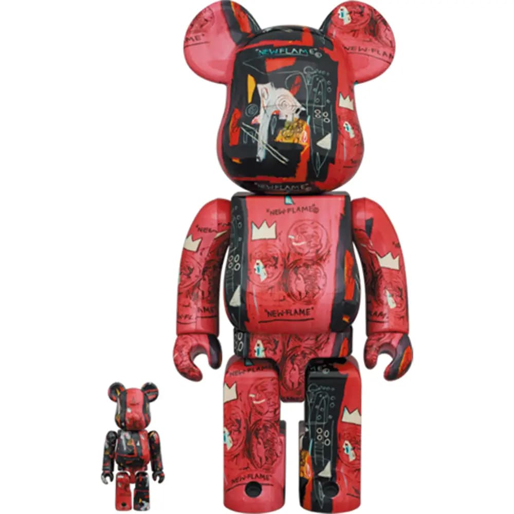 Mô Hình Bearbrick Andy Warhol x JEAN-MICHEL BASQUIAT #1 Mô Hình Bearbrick Andy Warhol x JEAN-MICHEL BASQUIAT #1