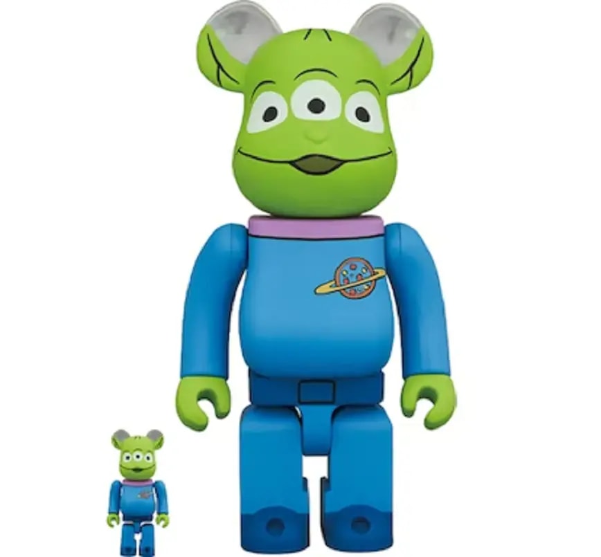 Mô Hình Bearbrick Toy Story Alien — kich-thuoc: 1000% Mô Hình Bearbrick Toy Story Alien — kich-thuoc: 1000%