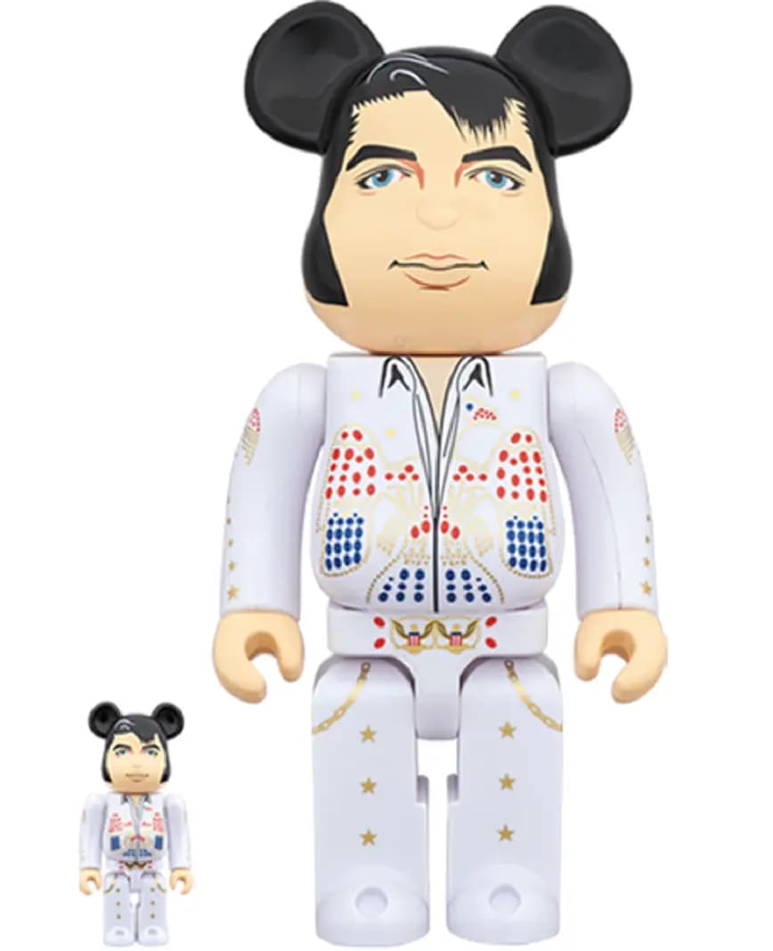 Mô hình Bearbrick Elvis Presley 100% & 400% White Mô hình Bearbrick Elvis Presley 100% & 400% White
