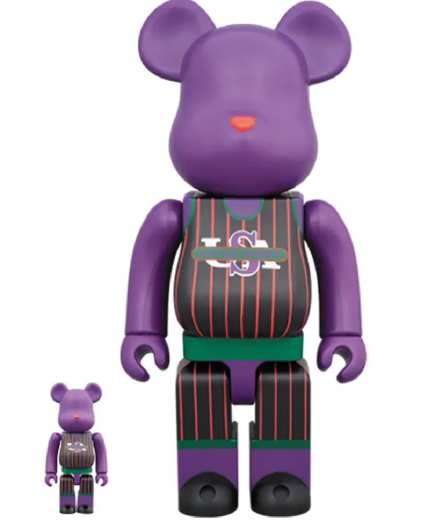 Mô hình Bearbrick Guess Sport Jersey 100% & 400% Purple Mô hình Bearbrick Guess Sport Jersey 100% & 400% Purple