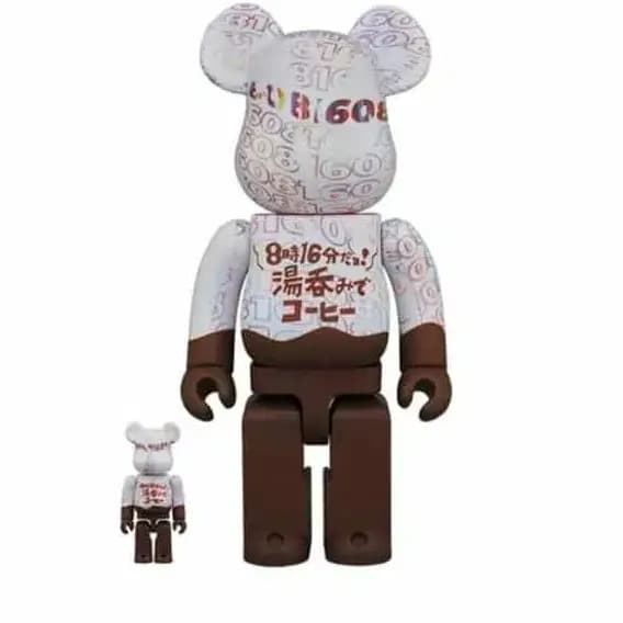 Mô Hình Bearbrick It's 8:16 Coffee in a Cup of tea 100% & 400% Mô Hình Bearbrick It's 8:16 Coffee in a Cup of tea 100% & 400%