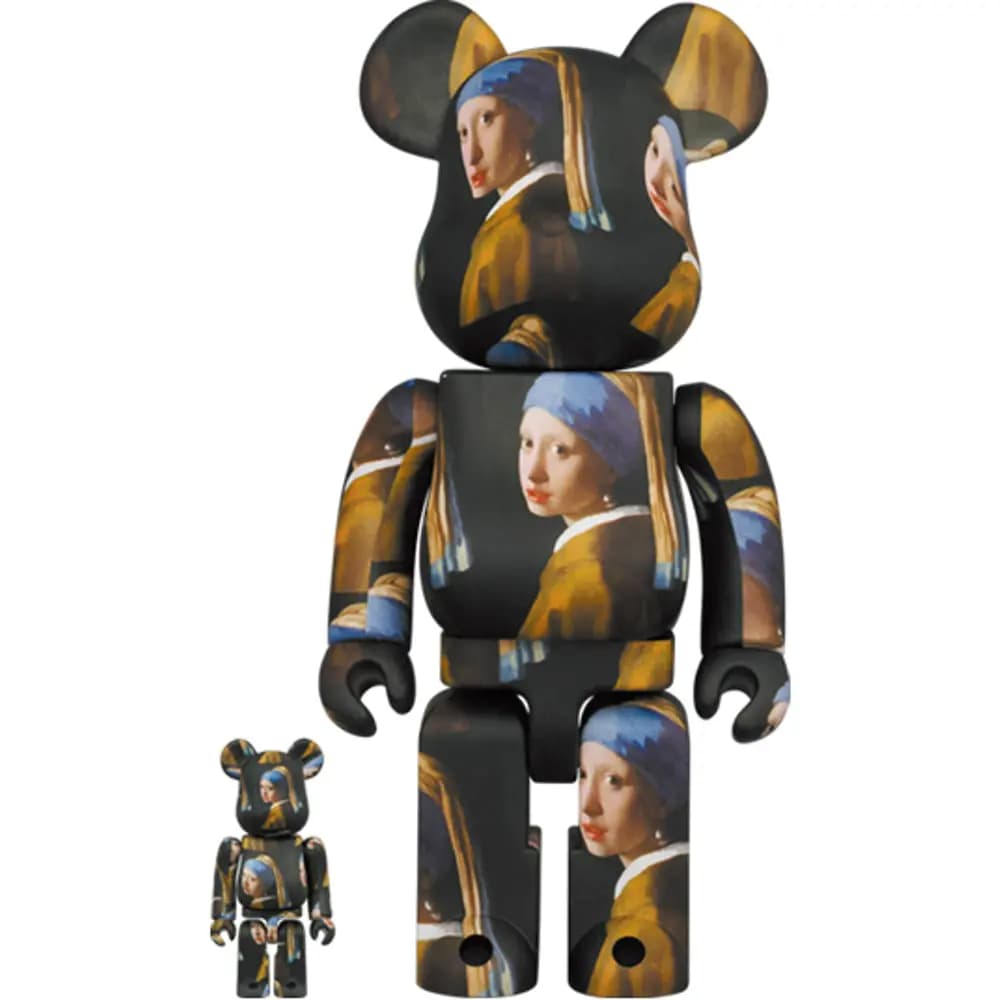 Mô Hình Bearbrick Johannes Vermeer 100% + 400% Mô Hình Bearbrick Johannes Vermeer 100% + 400%