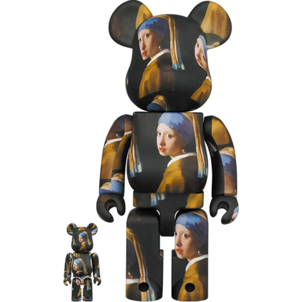 Mô Hình Bearbrick Johannes Vermeer 100% + 400% — kich-thuoc: lien-he-order Mô Hình Bearbrick Johannes Vermeer 100% + 400% — kich-thuoc: lien-he-order