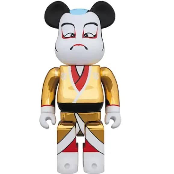 Mô Hình Bearbrick Kabuki 400% Gold Mô Hình Bearbrick Kabuki 400% Gold