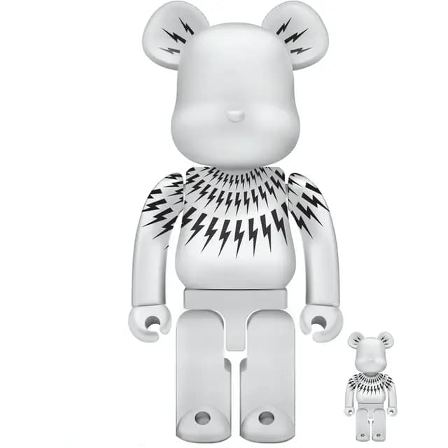 Mô Hình Bearbrick Neil Barrett White Mô Hình Bearbrick Neil Barrett White