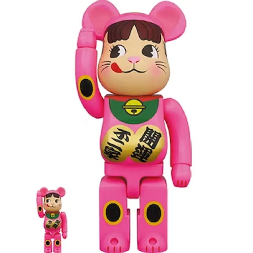 Mô Hình Bearbrick Maneki Neko Peko-chan Pink 100% & 400% — kich-thuoc: 100% + 400% Mô Hình Bearbrick Maneki Neko Peko-chan Pink 100% & 400% — kich-thuoc: 100% + 400%