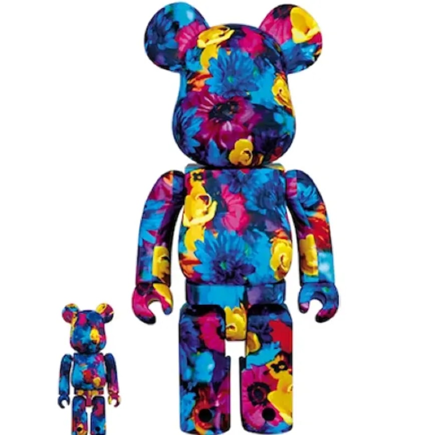 Mô Hình Bearbrick Mika Ninagawa Anemone — kich-thuoc: 100% + 400% Mô Hình Bearbrick Mika Ninagawa Anemone — kich-thuoc: 100% + 400%