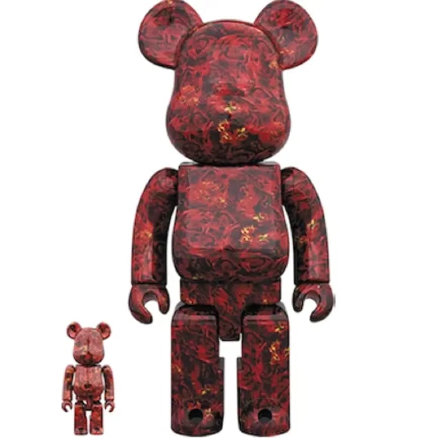 Mô Hình Bearbrick Mika Ninagawa Leather Rose 100% & 400% Mô Hình Bearbrick Mika Ninagawa Leather Rose 100% & 400%
