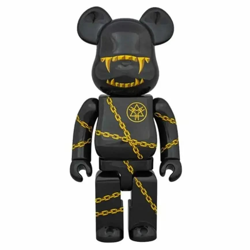 Mô Hình Bearbrick X Mishka X Long 400% Mô Hình Bearbrick X Mishka X Long 400%