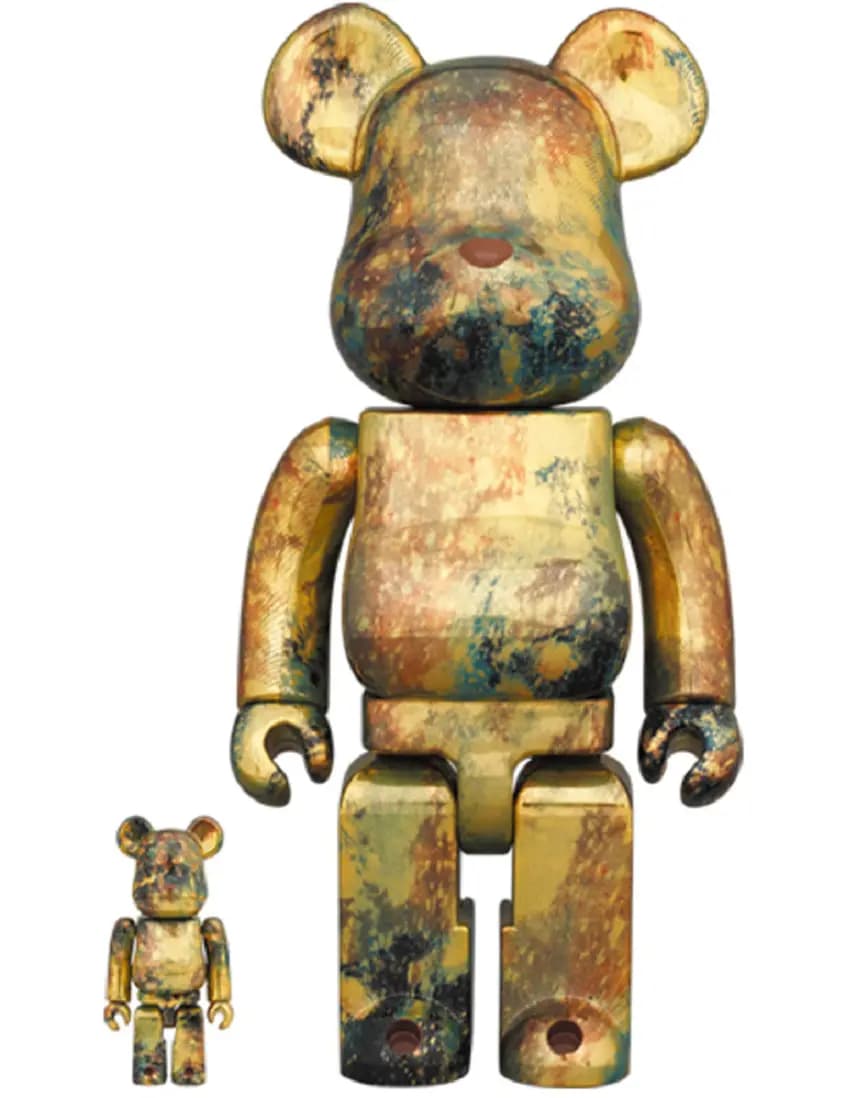 Mô hình Bearbrick Pushead Gold 400% 100% Mô hình Bearbrick Pushead Gold 400% 100%