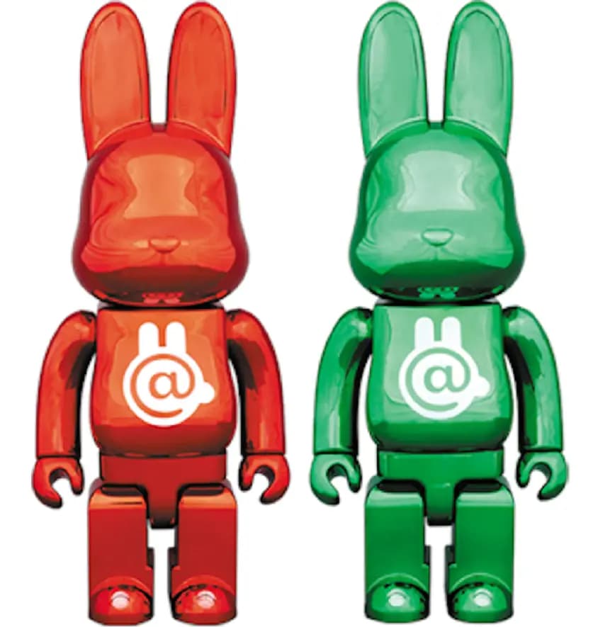 Mô Hình Bearbrick Rabbrick 'Red Green Chrome' 400% Mô Hình Bearbrick Rabbrick 'Red Green Chrome' 400%