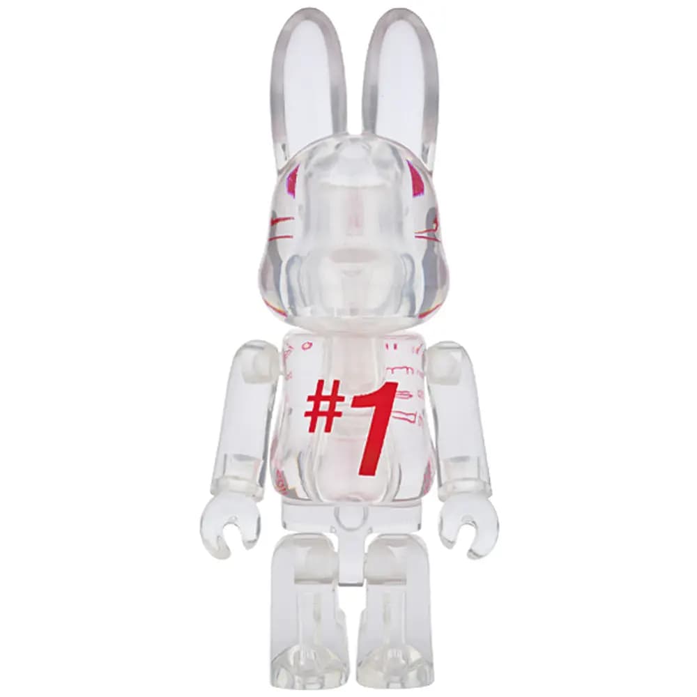 Mô Hình Bearbrick Rabbrick Fragment Clear Red Mô Hình Bearbrick Rabbrick Fragment Clear Red