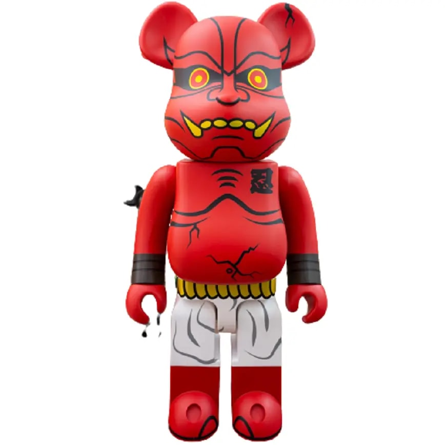 Mô Hình Bearbrick Red Oni — kich-thuoc: 100% + 400% Mô Hình Bearbrick Red Oni — kich-thuoc: 100% + 400%