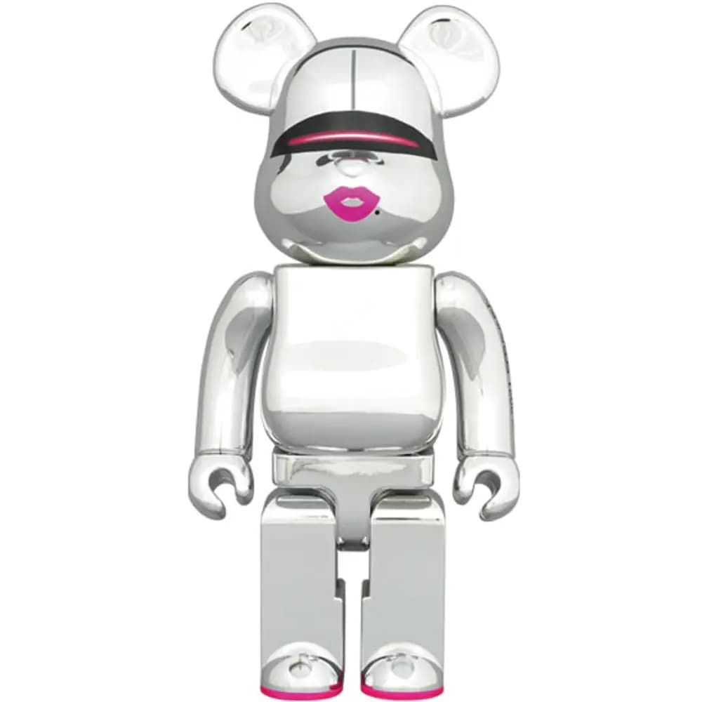 Mô Hình Bearbrick Sorayama 2G Silver Ver 2G Mô Hình Bearbrick Sorayama 2G Silver Ver 2G