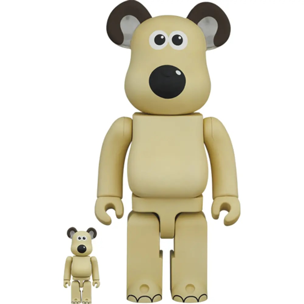 Mô Hình Bearbrick Wallace & Gromit "Gromit" — kich-thuoc: 100% + 400% Mô Hình Bearbrick Wallace & Gromit "Gromit" — kich-thuoc: 100% + 400%