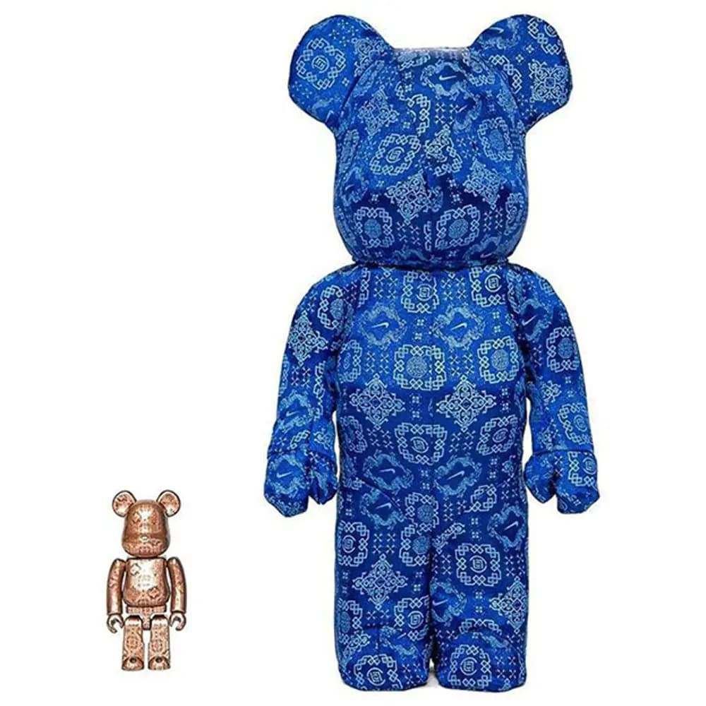 Mô Hình Bearbrick x CLOT x Nike Royale University Blue Silk Mô Hình Bearbrick x CLOT x Nike Royale University Blue Silk